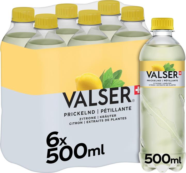 Produktbild Valser Zitrone & Kräuter (6 x 50 cl)