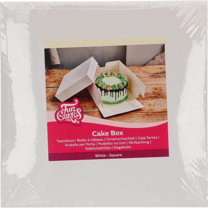 Produktbild FunCakes Tortenbutler 25.4 x 25.4 x 15 cm, Weiss
