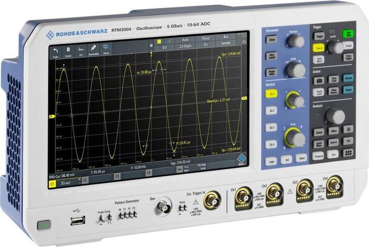 Actual product image Rohde & Schwarz RTM-BNDL Digital Bench Oscilloscope Package 4-Channel Analogue, Digital 100MHz