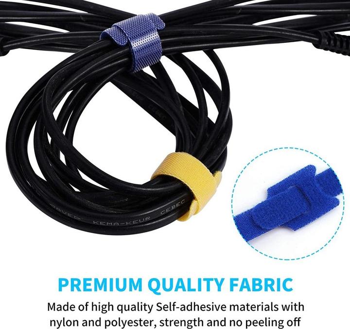 Image du produit Techly 109528 (Serre-câbles velcro, 12 mm, 10 pcs)