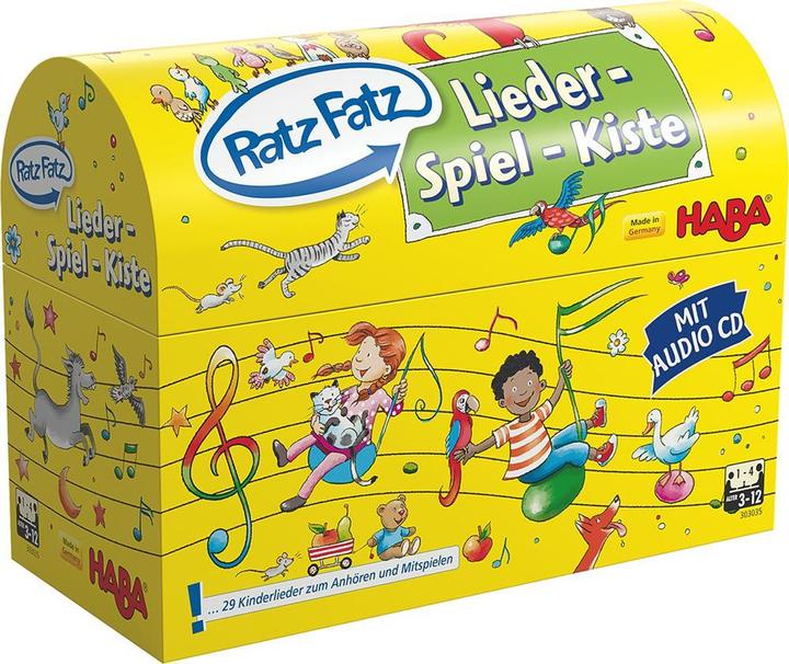 Actual product image Haba Ratz Fatz Songs - Game - Box (German)