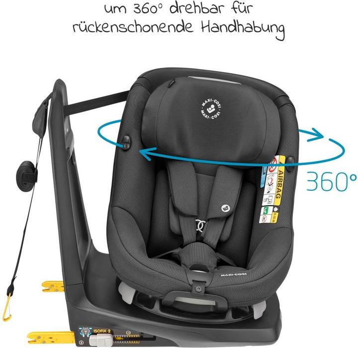 Produktbild Maxi-Cosi AxissFix Authentic Graphite (Reboarder, ECE R129/i-Size Norm)