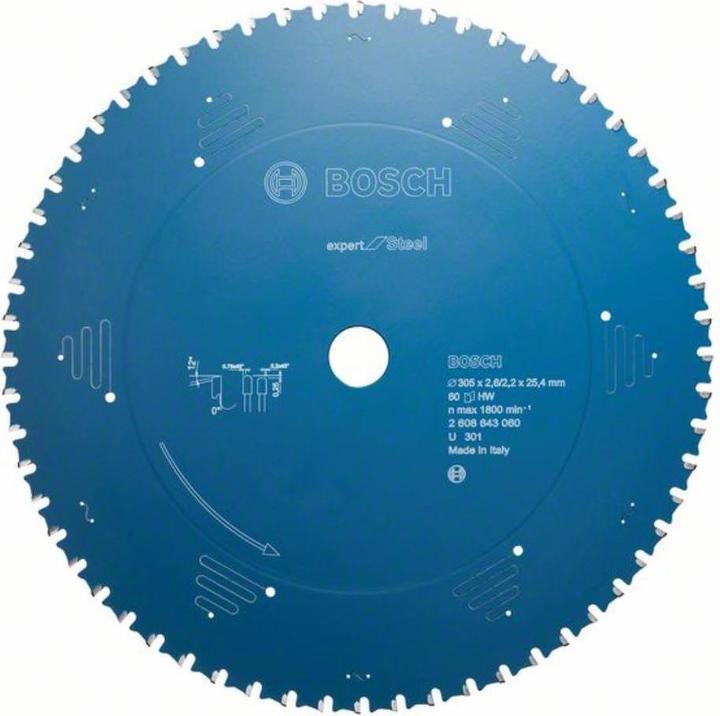 Actual product image Bosch Professional Zubehör Circular saw blade Expert for Steel, 160 x 20 x 2.0 mm, 30