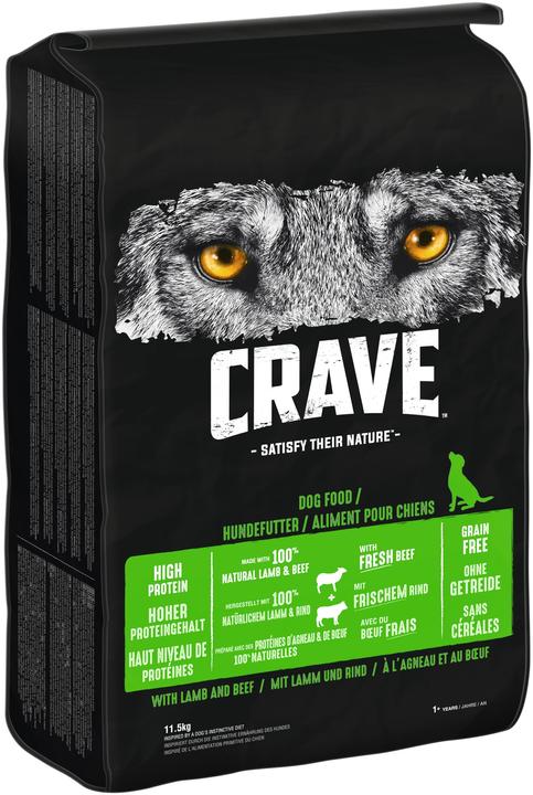 Produktbild Crave Lamm+Rind Adult (Adult, 1 Stk., 11500 g)