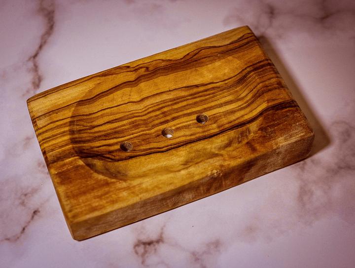 Vivi Soaps Soap dish olive wood square