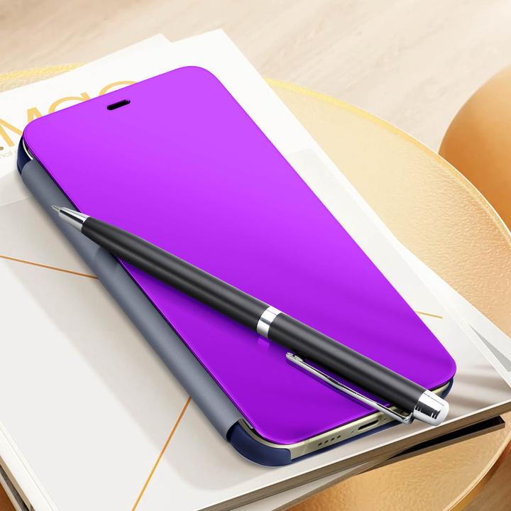 Actual product image Avizar Clear View Standing Cover Series (Apple iPhone 15 Pro Max)