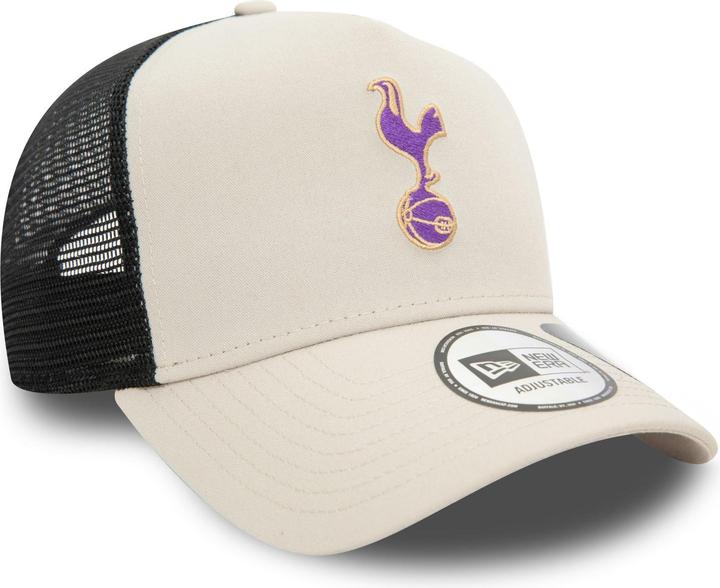 Actual product image New Era A-Frame Mesh Trucker Cap - Tottenham Hotspur stone
