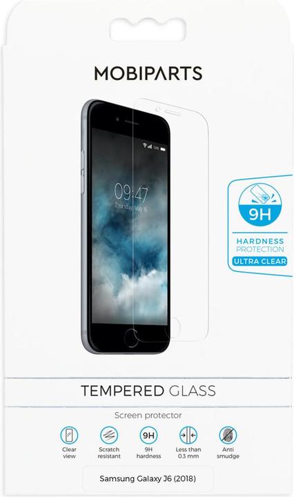 Immagine prodotto Mobiparts Regular Tempered Glass Samsung Galaxy J6 (2018) (1 Pezzo/i, Samsung Galaxy J6 (2018))