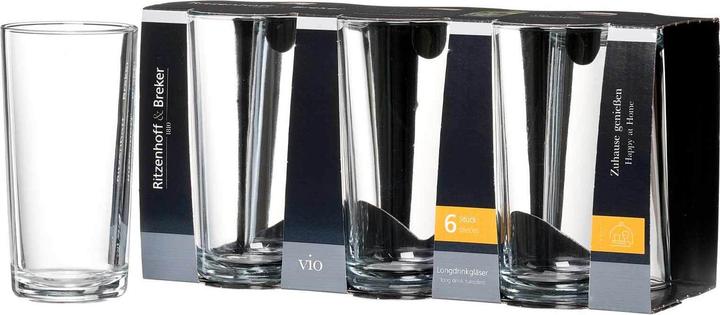 Immagine prodotto Ritzenhoff & Breker Bicchiere longdrink Vio 6ST 260ml (0.26 l, 6 x)