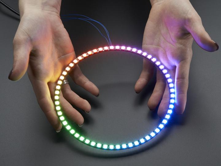 Immagine prodotto Adafruit NeoPixel 1/4 60 Anello (Vari)