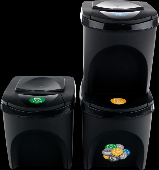 Produktbild Prosperplast 3er Set Mülleimer (20 l)