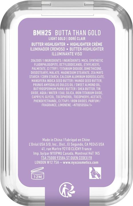 Produktbild NYX Professional Make-Up Nyx Highlight Contour (25, butta than gold, Highlighter, 5 g)