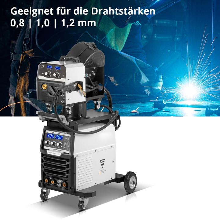 Produktbild Stahlwerk Schweissgerät MIG MAG 300 Pro Vollsynergischer IGBT Inverter mit 300 A