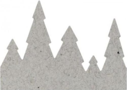 Actual product image Artoz Punch Punch Border Firs Silhouettes