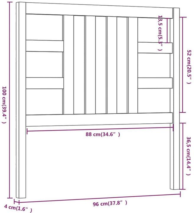 Immagine prodotto VidaXL Lior (96 x 4 x 100 cm)