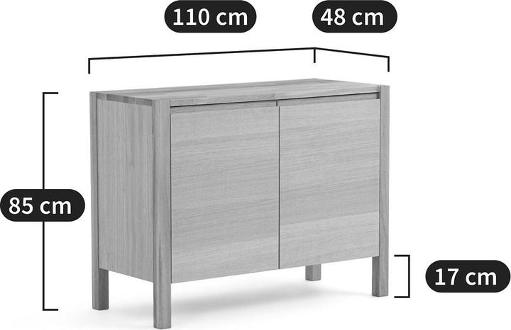 Produktbild La Redoute Interieurs Adelita (110 x 48 x 85 cm)