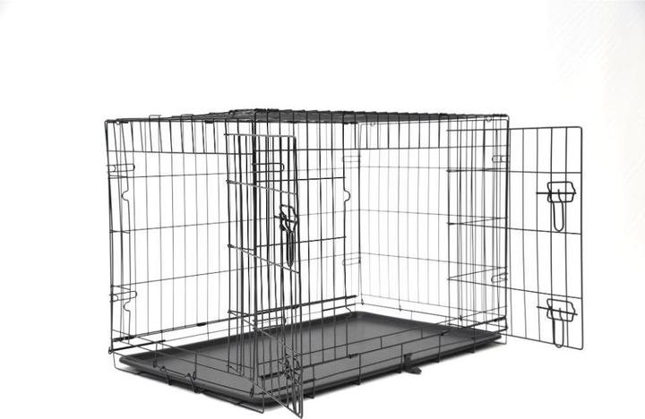 Actual product image Nordic Paws Wire cage black XL 107 x 70 x 77 cm - (540058523586)