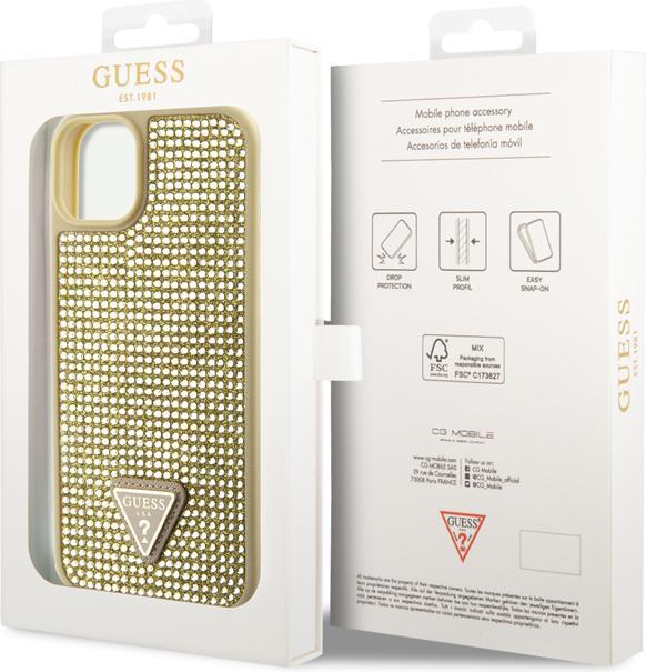 Produktbild Guess Schutzhülle Triangle Diamond Apple iPhone 15 (Apple iPhone 15)