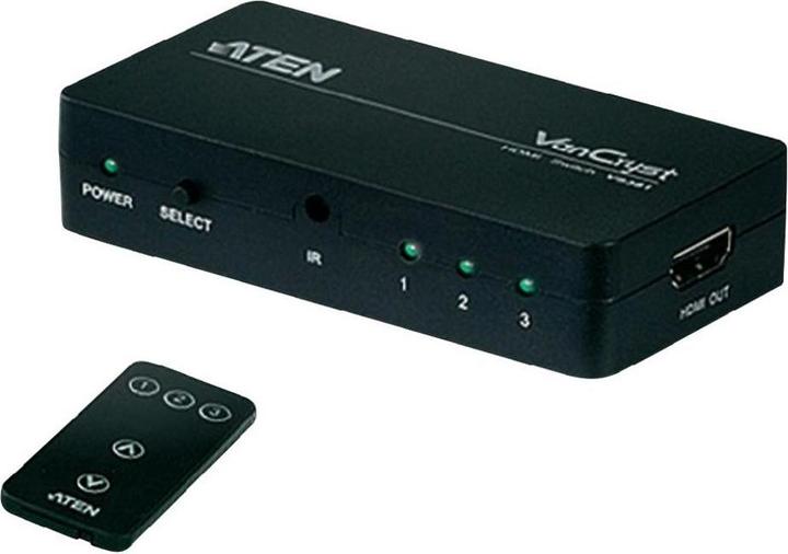 Immagine prodotto Aten VS381 Interruttore HDMI a 3 porte