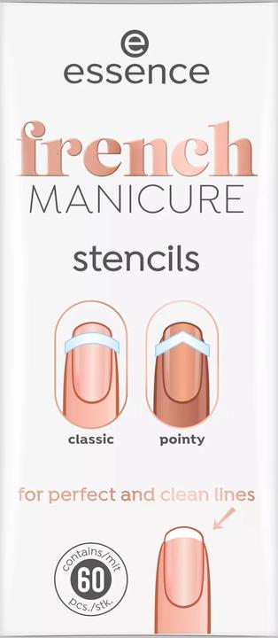 Immagine prodotto essence Stencil per manicure francese (Essiccatore smalto per unghie, Bianco)