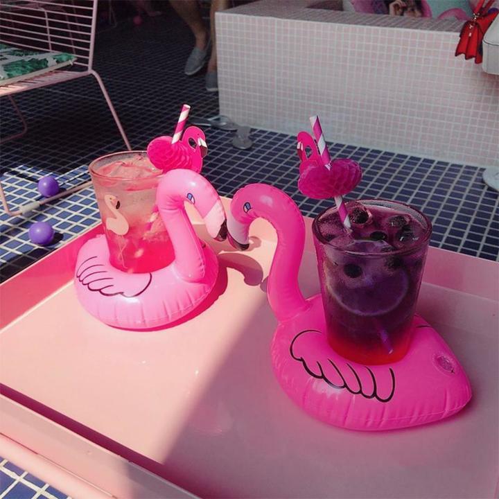 Produktbild JTI Aufblasbarer Becherhalter - Flamingo