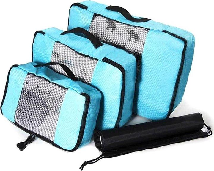 JTI Organisationsset aus Mesh, 3-teilig - Türkis