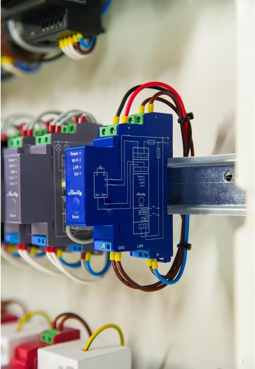 Actual product image Shelly Pro Dimmer 0/1 - 10V PM (Dimming actuator)