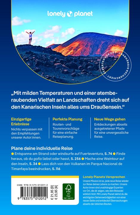 Produktbild Reiseführer Kanarische Inseln (Deutsch, Isabella Noble, Sarah Gilbert, Ross Clarke, 2025)