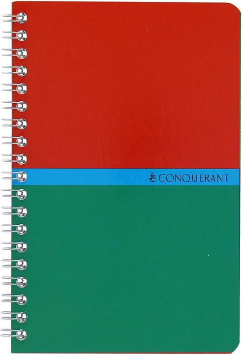 Produktbild Conquerant SEPT Spiralbuch, 110 x 170 mm, kariert, 50 Blatt (110 x 170 mm, Kariert, Weicher Einband)