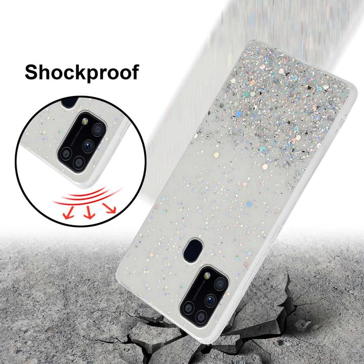 Immagine prodotto Cadorabo Cover in TPU con brillantini per Samsung Galaxy M31 (Samsung Galaxy M31)