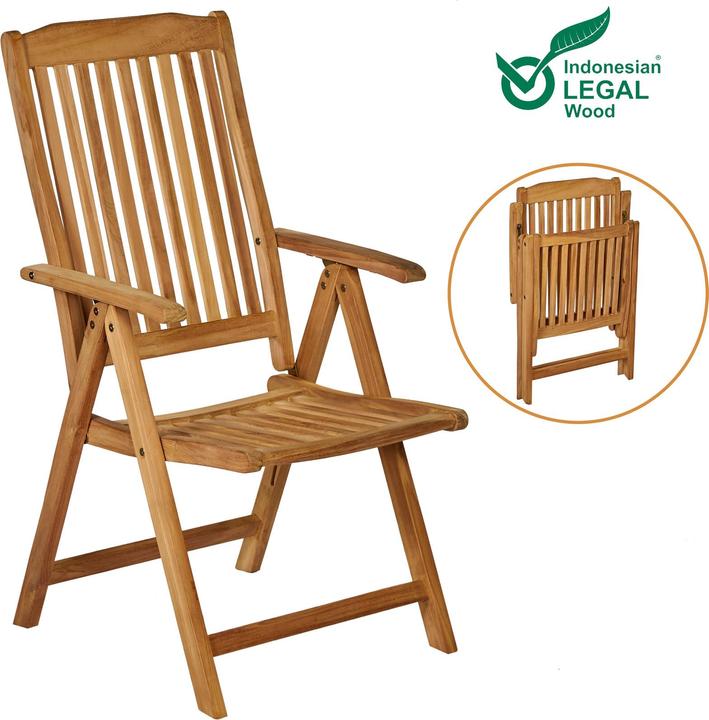 Produktbild Garland 8er Set Gartenstuhl