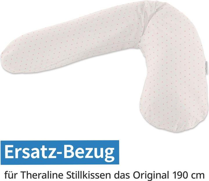 Produktbild Theraline Stillkissen Ersatzbezug für Stillkissen Das Original 190 cm - Kreuzchen