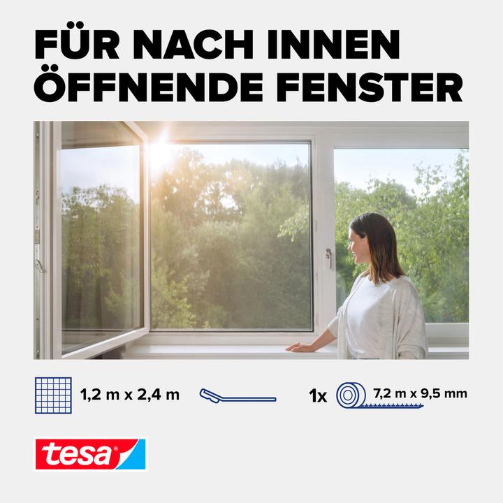 Immagine prodotto tesa Griglia anti-polline, per chi soffre di allergie, richiudibile con nastro velcro autoadesivo (120 x 240 cm)