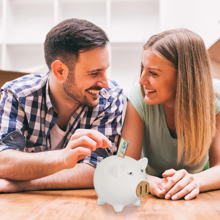 Actual product image Relaxdays Piggy bank (15.5 x 19 x 15.5 cm)