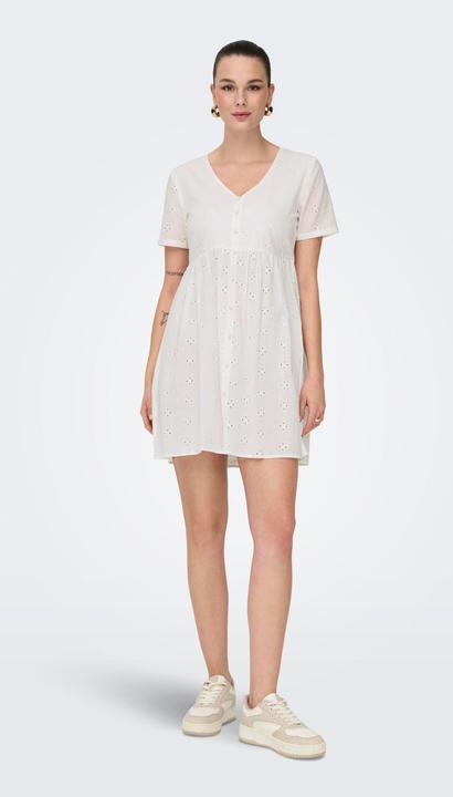 Actual product image JdY Normal geschnitten V-Ausschnitt Voluminöser Armschnitt Midikleid Kleid (M)