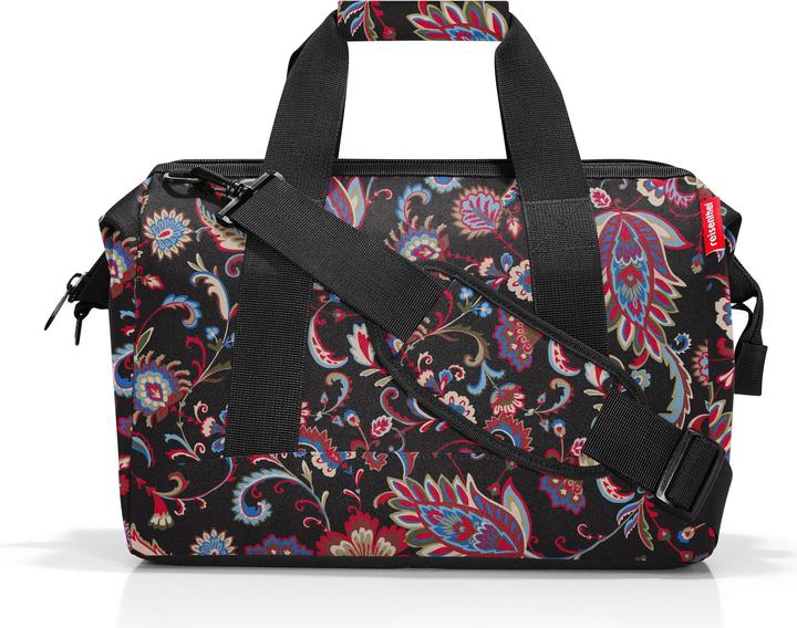 MGA Allrounder M Paisley Black – Vielfältige Doktortasche zum Reisen, für die Arbeit oder Fre