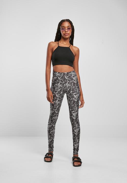 Actual product image Urban Classics Ladies Soft AOP Leggings (4XL)