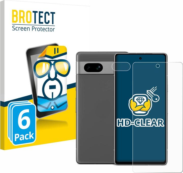 Immagine prodotto BROTECT Pellicola Trasparente (6 Pezzo/i, Google Pixel 7a)
