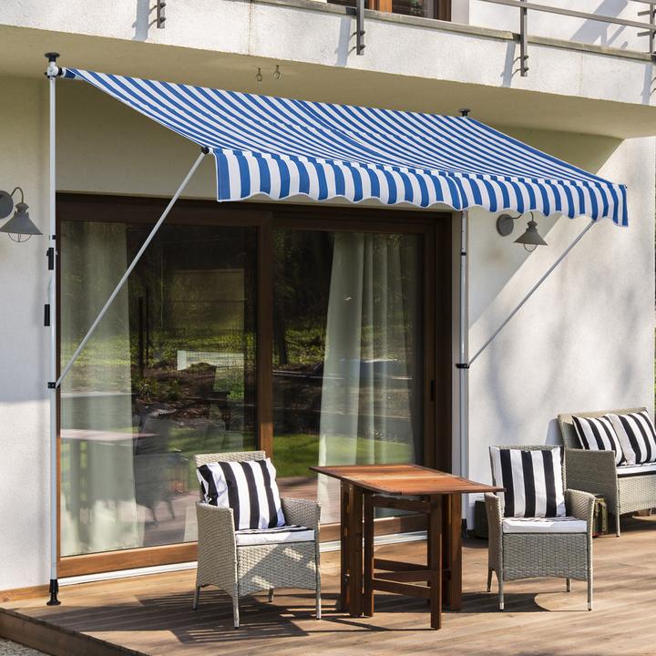 Produktbild Outsunny Klemmmarkise mit Faltarm (3 m)