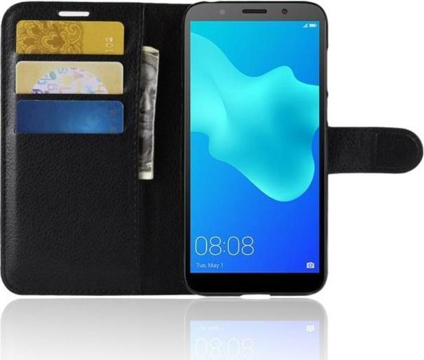 Actual product image MU Classic Litchi Leather Bookcover Series (Huawei Y5 (2018))