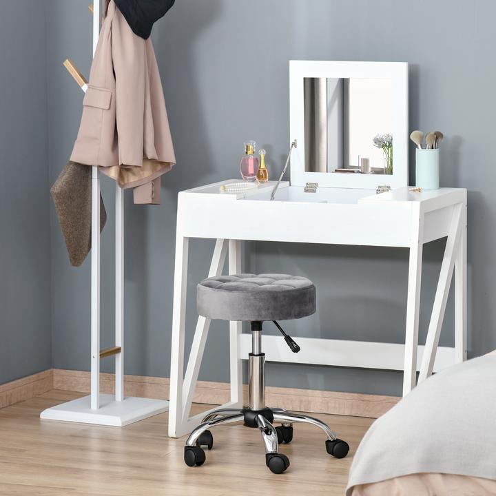 Image du produit Homcom Tabouret de salon réglable en hauteur