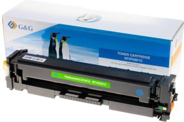 Toner cartridge toner replaced 201A, CF401A cyan 1400 pages (C)