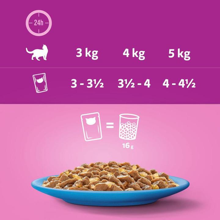 Immagine prodotto Whiskas Fisch Auswahl in Gelee (Adulto, 12 pz., 1020 g)