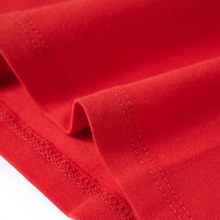 Immagine prodotto VidaXL Camicia da bambino a maniche lunghe rosso 104,Materiale: 95 % cotone. 5 (104)