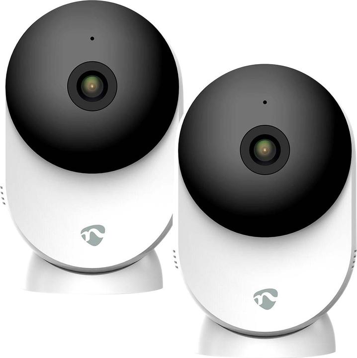 Nedis SmartLife indoor camera with noise and motion detection, full HD, set of 2 (2304 x 1296 Pixels)