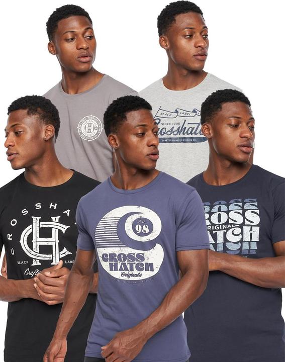Crosshatch Morath TShirt (5erPack) (M)