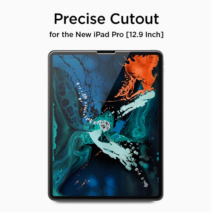 Immagine prodotto Spigen Pellicola protettiva per display in vetro, pellicola in vetro 9H (1 Pezzo/i, iPad Pro 12.9 2018 (3. Gen))