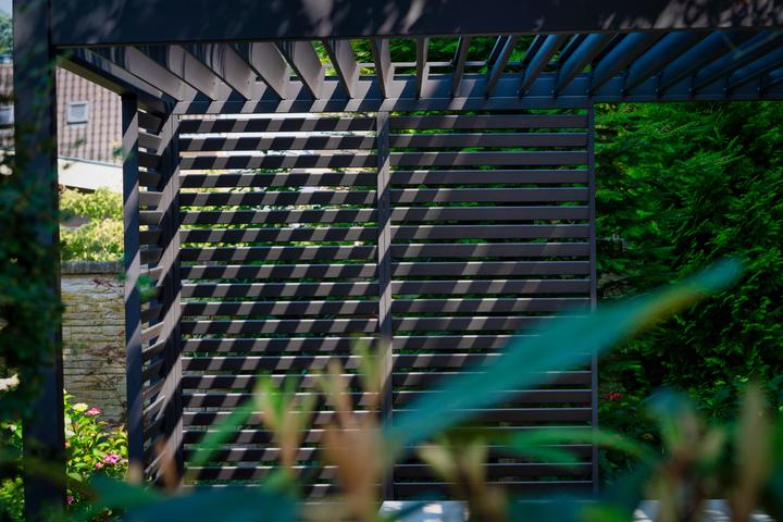 Actual product image Leco Wand 93 cm zur Lamellenpergola DELUXE anthrazit (93 cm, 93 cm)
