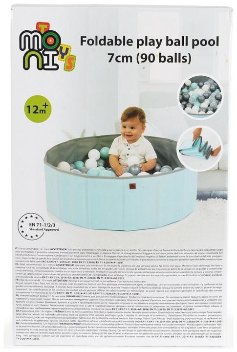 Immagine prodotto Moni Piscina di palline pieghevole con 90 palline da gioco