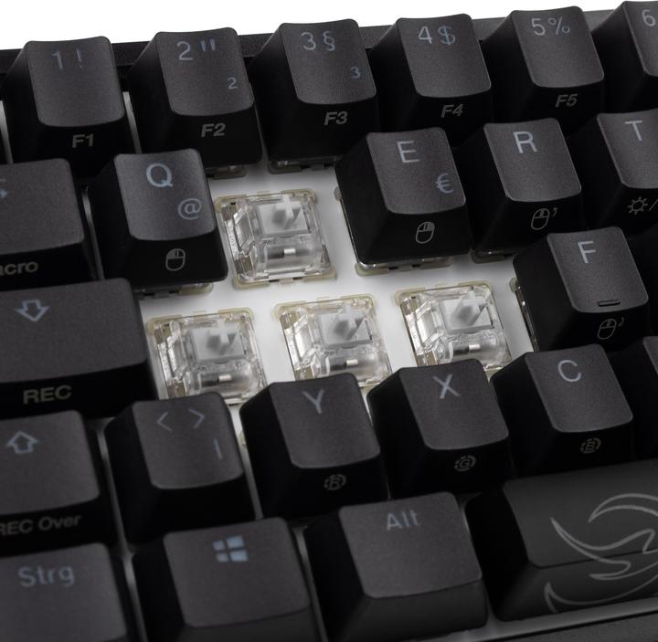 Produktbild Ducky One 2 Pro Mini Gaming Tastatur, RGB LED - Cherry (DE, Kabelgebunden)